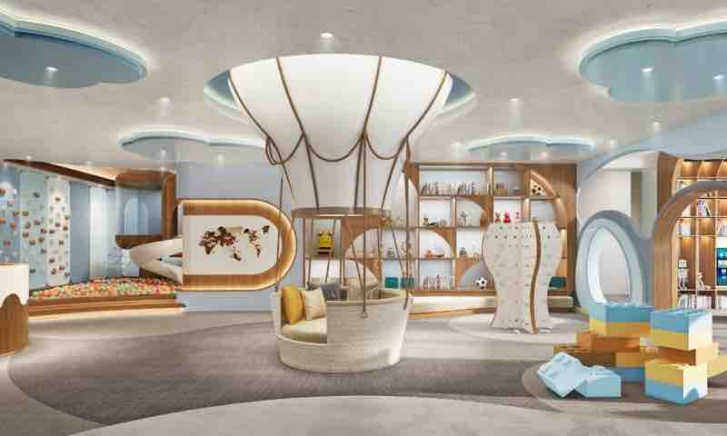 Kids’ play zone at L&T Aravista
